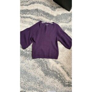 Cable & Gauge Women's Sweater XL Purple